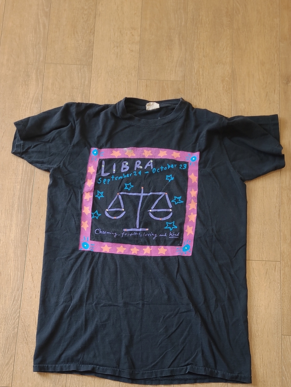 90's Ken Done Astrology Series Libra T-Shirt